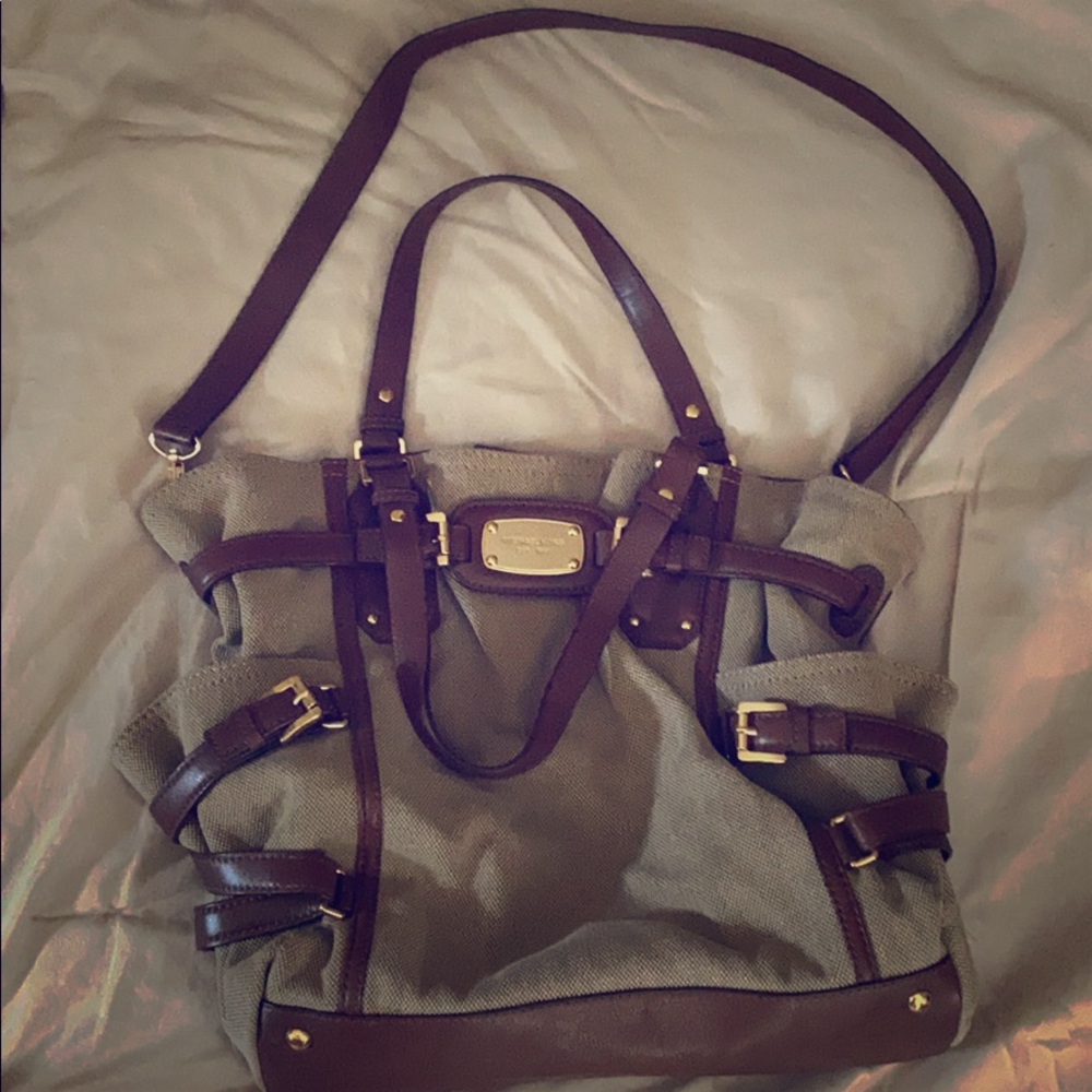 Michael Kors Gansevoort purse, hemp/mocha